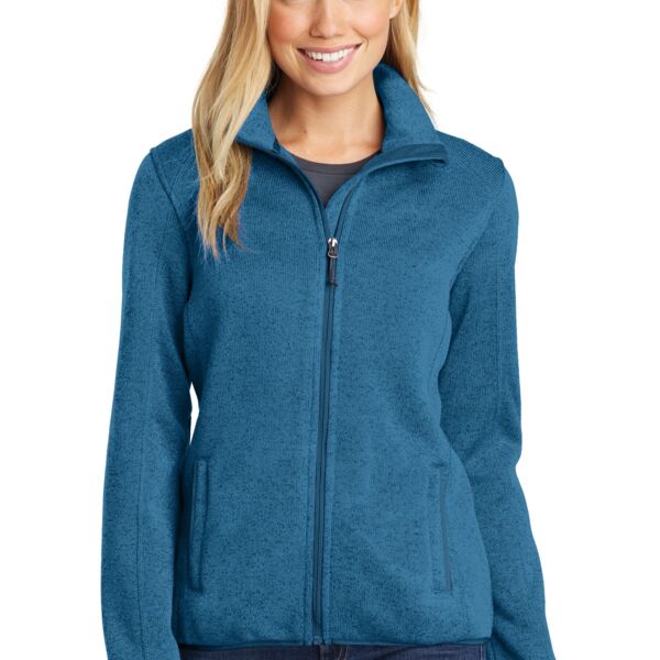 Women's Sweater Fleece Jacket Thumbnail