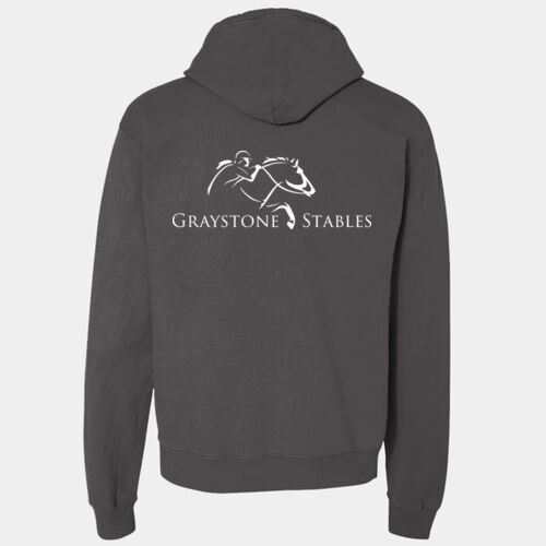 Adult Garment Dyed Unisex Hooded Sweatshirt Thumbnail