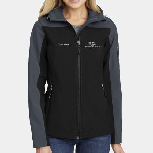Personalized Ladies Hooded Core Soft Shell Jacket Thumbnail